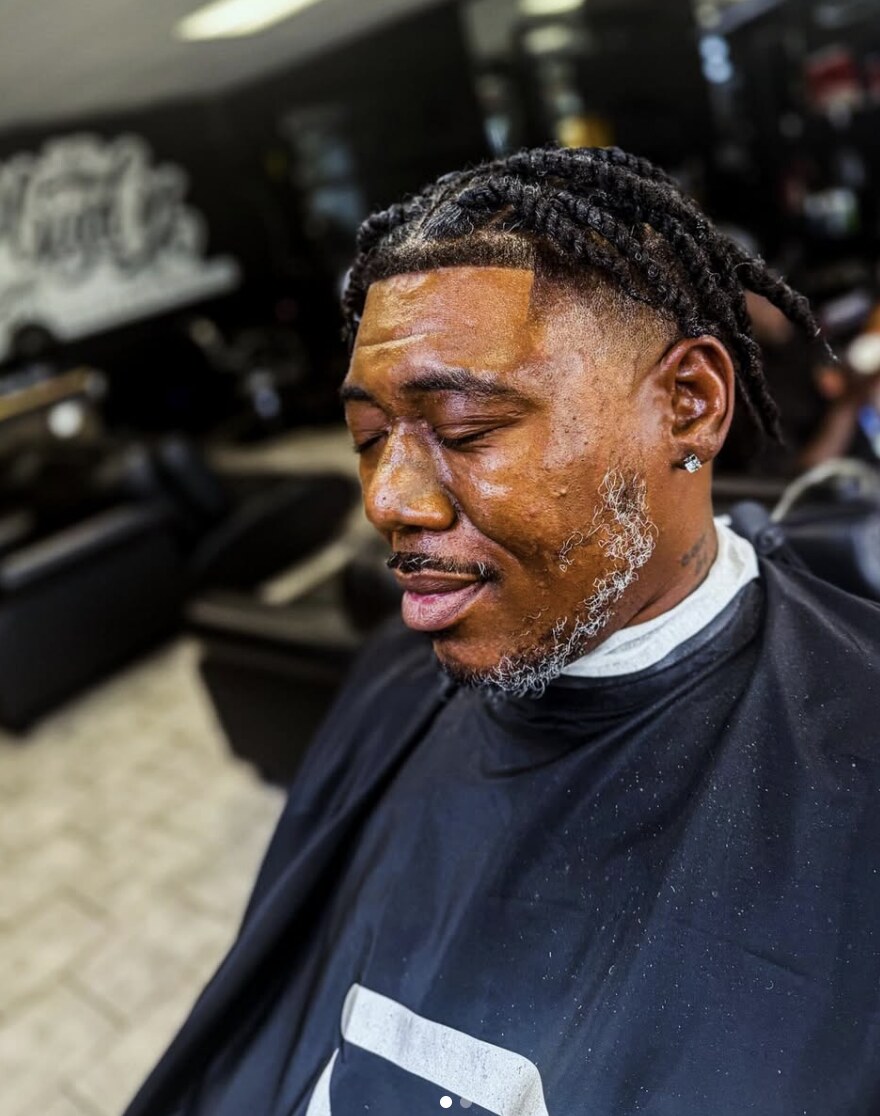 Detailed loc lineup and beard cleanup by ScoobioThaBarber